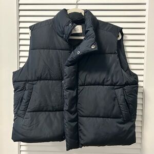 BDG Black Puffer Vest